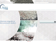 Tablet Screenshot of isasalatam.com